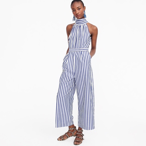 j crew halter jumpsuit